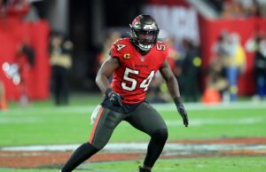 Lavonte David: No hay un cronograma para decidir si jugará en 2025