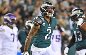 Campeonato 2025 NFC: Darius Slay se prepara para jugar el último partido en casa con Eagles, por informe