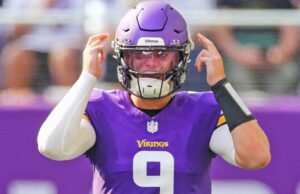 JJ McCarthy publica un curioso mensaje en las redes sociales tras la derrota de los Vikings en los playoffs ante los Rams