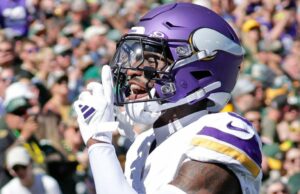 Probabilidades, margen, línea y tiempo de Vikings vs.Rams: selecciones de comodines de la NFL para 2025, predicción del modelo con racha 31-14