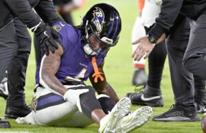 Actualización sobre la lesión de Zay Flowers: Ravens WR degradado a out después de lastimarse la rodilla en la Semana 18 contra Browns