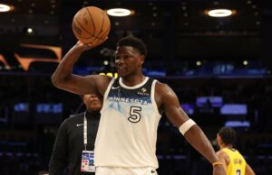Anthony Edwards Eyection: Wolves Star dispara a la pelota en stands vs. Lakers, gana suspensión para la 16ª tecnología