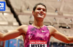 Cameron Myers rompe el récord mundial de menores de 20 millas en la prestigiosa Wanamaker Mile