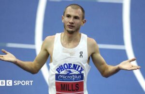 George Mills gana el título británico de 3.000m con récord de campeonato