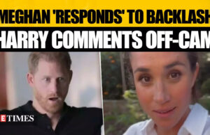 Meghan Markle responde a la controversia sobre la marca de estilo de vida, el príncipe Harry saluda por detrás