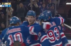 K'Andre Miller con un gol vs. Vegas Golden Knights