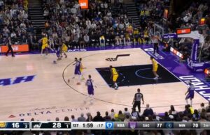 Aaron Nesmith con el descarga