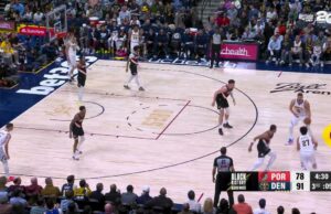 Trailblazers vs Nuggets Game destacados