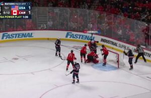 USA@Can: Binnington con una gran salvación contra Jake Guentzel