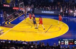 Darius Garland con la gran asistencia!