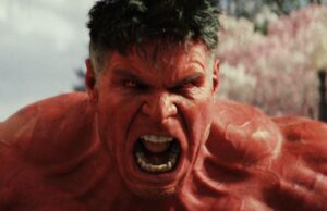 Brave New World 'Equipo plantó' dos tercios de un campo de fútbol en flores de cerezo 'para el clímax destructivo de la película