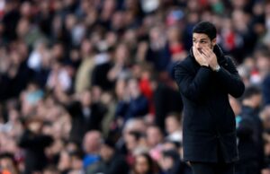 Arsenal 'No hay nivel cerca' para ganar la liga – Mikel Arteta