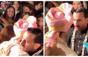 Kareena Kapoor Khan se emociona cuando Saif Ali Khan realiza tareas de cuñado en la observación de bodas de Aadar Jain y Alekha Advani |