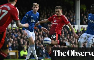 Aguarte Stunner y VAR Drama Rescue Point para el Manchester United en Everton | Liga Premier