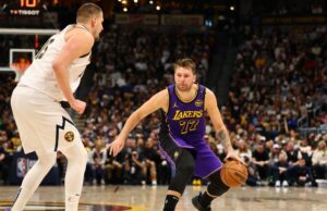 La noche de 32 puntos de Luka Doncic ayuda a los Lakers finalmente a ganar en Denver