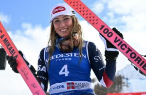 Mikaela Shiffrin gana su victoria número 100 de la Copa Mundial en Italia