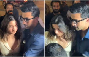 Ranbir Kapoor protege a Alia Bhatt del comportamiento agresivo de los fanáticos; Los internautas dicen que 'las celebridades no son propiedad pública' | Noticias de la película hindi