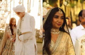 Prajakta Koli se emociona mientras camina por el pasillo para casarse con Beau Vrishank Khanal – Mira el video interior