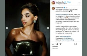 Banita se ve impresionante en los premios SAG