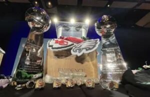 $ 39.5 millones en mercancías deportivas falsificadas incautadas antes del Super Bowl LIX