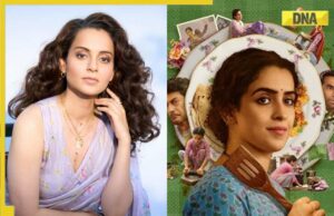 Kangana Ranaut toma una burla críptica en la señora de Sanya Malhotra por 'respaldar' divorcios, 'abandonar' viejos padres: 'Bollywood ha distorsionado …'