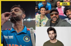 Chiranjevii, Mohanlal, Rajkummar Rao, Javed Akhtar celebra la victoria de la India sobre Pakistán: 'Virat Kohli Zindabad'