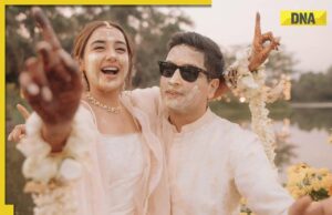 Prajakta Koli, Vrishank Khanal Comparta fotos adorables de su ceremonia Haldi de White-the Hamed