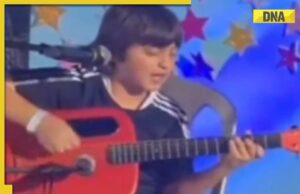 El hijo de Shah Rukh Khan, Abram Khan, toca la guitarra, canta con una sonrisa en el video viral; Los fanáticos dicen 'Poor Khandaan Talentent Hai'