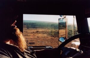 Una rara visión de la vida nómada de los camioneros estadounidenses