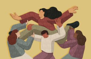 Las características ilustraciones de Poan Pan capturan las peculiaridades de la postura y el movimiento corporal