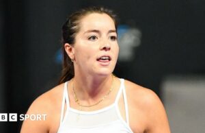 Jodie Burrage: Briton sufre una derrota ante Ajla Tomljanovic en ATX Open en Austin