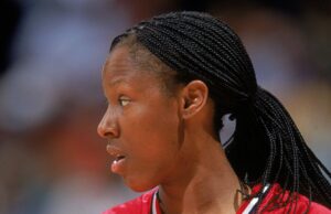 Baloncesto de Lady Vols Chamique Holdsclaw en Tennessee Sports Hall of Fame