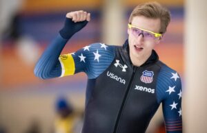 Jordan Stolz gana ambas carreras en las carreras de la Copa Mundial del Día 2 ISU en Pettit