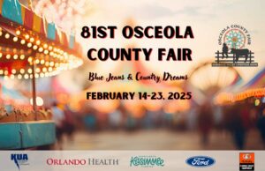 Feria del condado de Osceola comienza el año 81 el viernes 14 de febrero con emocionantes concursos de entretenimiento en vivo y especiales de fin de semana de apertura.