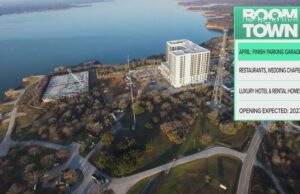 Timeline presentado para el distrito de entretenimiento de Flower Mound