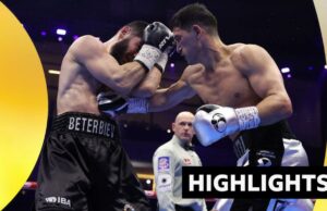 Bivol vence a Bederbiev para ganar un título mundial de peso ligero indiscutible