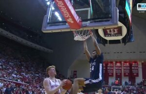 Zach Hicks arroja una volcada, extendiendo la ventaja de Penn State sobre Indiana