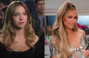 Sydney Sweeney parece confitería en Sweet Ombré Mini con Paris Hilton