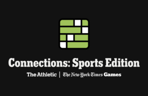 Conexiones de juego: edición deportiva. Abordar el rompecabezas de hoy.