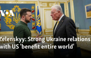 Relaciones fuertes de Ucrania con el “mundo entero” de los Estados Unidos