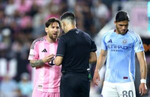 MLS y sus árbitros están probando el lado ardiente de Messi