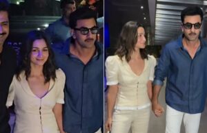 ¡Mirar! Ranbir y Alia se adoran mientras asisten a la fiesta de cumpleaños de SLB