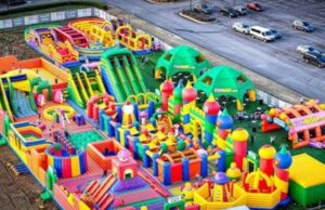 El parque de rebote más grande del mundo regresa a las tiendas en Grand River