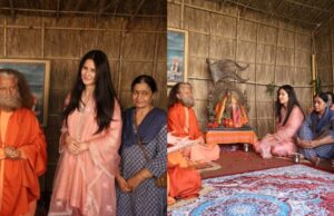 ¡Mirar! Katrina Kaif llega a Prayagraj con su suegra