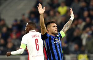 Lautaro Martínez nombró al Inter Milán Jugador del mes para enero