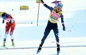 Jessie Diggins se suma al liderazgo de la Copa Mundial en el esquí nórdico con la victoria en Suecia
