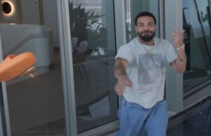Los fanáticos reclaman un video viral de Drake luchando contra el dron en Syd …