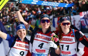 El tiroteo fuerte le da a Oeberg Mass Start Gold en el Campeonato Mundial