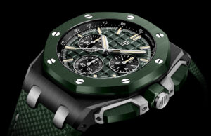Audemars Piguet Royal Oak Offshore Craonógrafo de cerámica verde