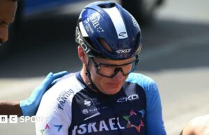 Chris Froome sufre clavícula rota en Crash at EAE Tour